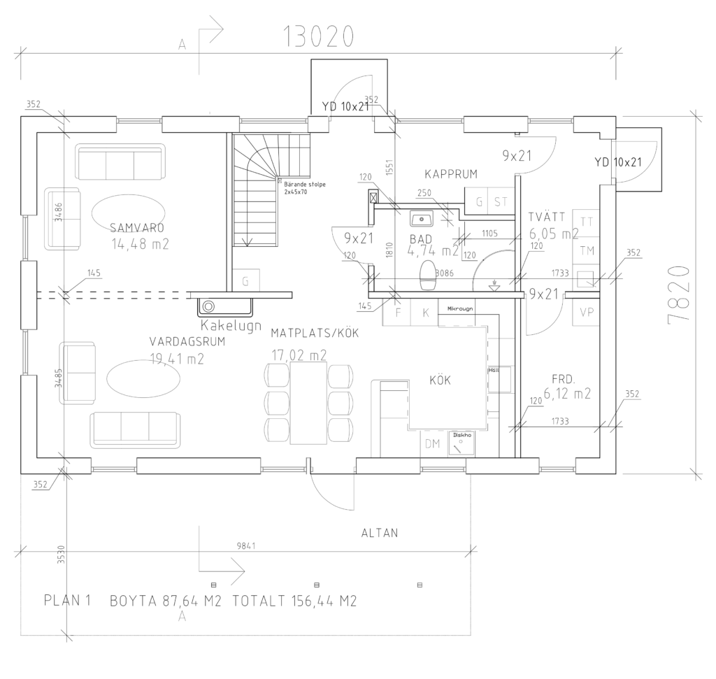 Fridkulla - andra våning